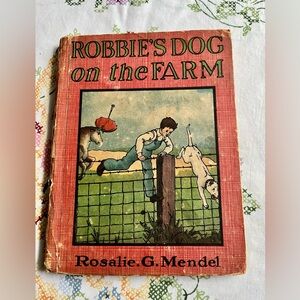 Vintage Children’s Book- Robbie's Dog on the Farm Book